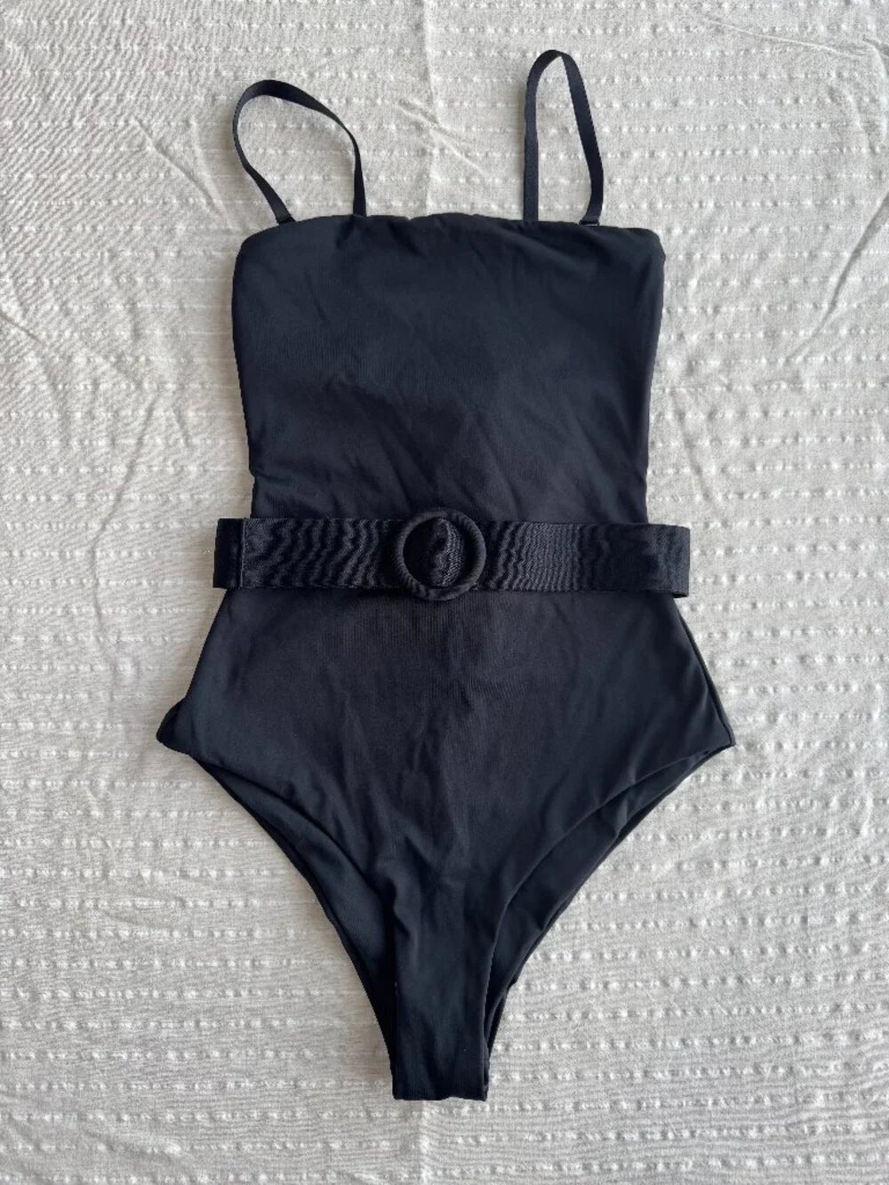 SKIMS Sculpting Swim Strapless One Piece in Onyx Size Small